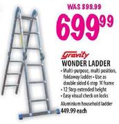 Gravity Aluminium Household Ladder