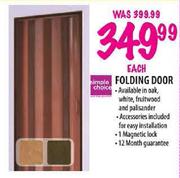 Simple Choice Folding Door