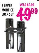 5 Lever Mortice Lock Set Each