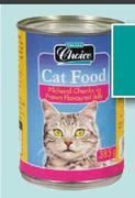 Checker's Choice Cat Food Beef Caserole/Pilchards & Prawn-385g