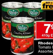 Rhodes Tomato Mixes Assorted-410g
