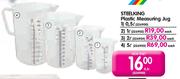 SteelKing Plastic Measuring Jug-2L Each