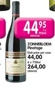 Zonnebloem Pinotage-Unit Price Per Case