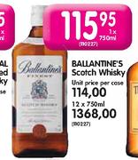 Ballantine's Scotch Whisky-Unit Price Per Case