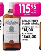 Ballantine's Scotch Whisky-12 x 750ml