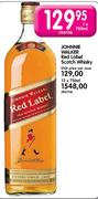 Johnnie Walker Red Label Scotch Whisky-Unit Price Per Case 