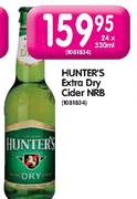 Hunter's Extra Dry Cider NRB-24 x 330ml
