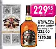 Chivas Regal 12 Yo Blended Scotch Whisky-6 x 750ml