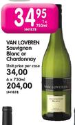 Van Loveren Sauvignon Blanc Or Chardonnay-6 x 750ml