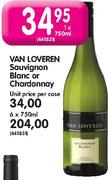 Van Loveren Sauvignon Blanc Or Chardonnay-Unit Price Per Case 