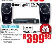 Telefunken 2.0 DVD Micro Hi-Fi