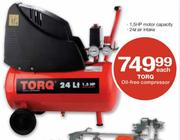 Torq Oil-Free Compressor-24l