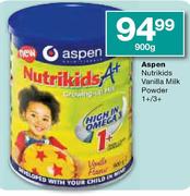 Aspen Nutrikids Vanilla Milk Powder 1+/3+-900g