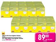 Downlighter Globes 50W-GU10 10 Pack