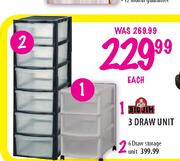 Big Jim 3 Draw Unit-Each