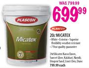 Plascon Micatex White-20l 