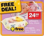 Johnson's Baby Wipes - 80's