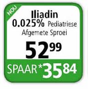 Iliadin 0.025% Pediatriese Afgemete Sproei 