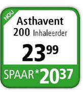 Asthavent Inhaleerder