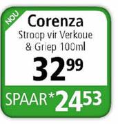 Corenza Stroop vir Verkoue & Griep-100ml