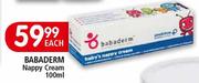 Babaderm Nappy Cream-100ml Each