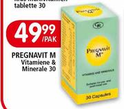 Pregnavit M Vitamiene & Minerale-30 Per Pak