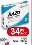 Nazo Vapour Patches-5's Per Pack