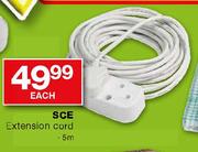 Sce Extension Cord-5m Each