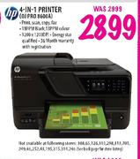 Hp 4-In-1 Printer (OJ PRO 8600A)