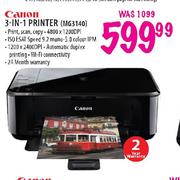 Canon 3-In-1 Printer (MG3140)