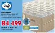 Sealy Cedar Firm Queen Base Set (152cm)