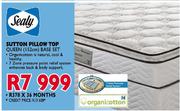 Sealy Sutton Pillow Top Queen Base Set (152cm)