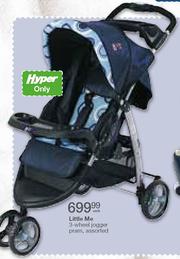 Special Little Me 3 Wheel Jogger Pram Assorted Each m.guzzle .za