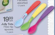 Jolly Tots Flexi-tip Spoons 3-Pack-Per Pack