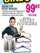 Homemark Velvet Hangers-Per Pack