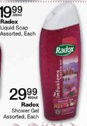 Radox Shower Gel Assorted-400ml Each