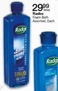 Radox Foam Bath Assorted-500ml Each