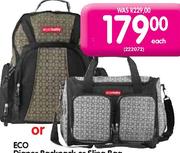 Eco Diaper Backpack Or Sling Bag