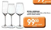 Royal Leerdam Sentido  Red Wine, White Wine Or Flute Glasses-Per 4's Pack