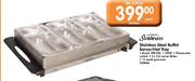 Sunbeam Stainless Steel Buffet Server/Hot Tray(SPB 300)-Each