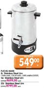 Fuchs-Ware 20 Ltr Stainless Steel Urn
