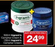 Ingram's Camphor Cream-500ml & Ingram Camphor Cream-150ml