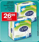 Lil-Lets Ultra Duo Sanitary Pads Assorted-2x7's/2x8's/2x10's Pack