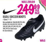 Egoli Soccer Boots Sizes: 7-11 Per Pair