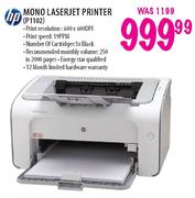 HP Mono Laserjet Printer (P1102)