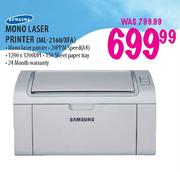 Samsung Mono Laser Printer (ML-2160/XFA)
