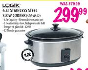 Logik Stainless Steel Slow Cooker-6.5 Ltr (SDF-8502)