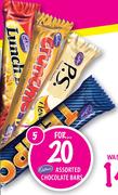 Cadbury Assorted Chocolate Bars-5's