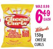 Willards Cheese Curls-150gm
