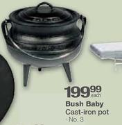Bush Baby Cast-Iron Pot No.3